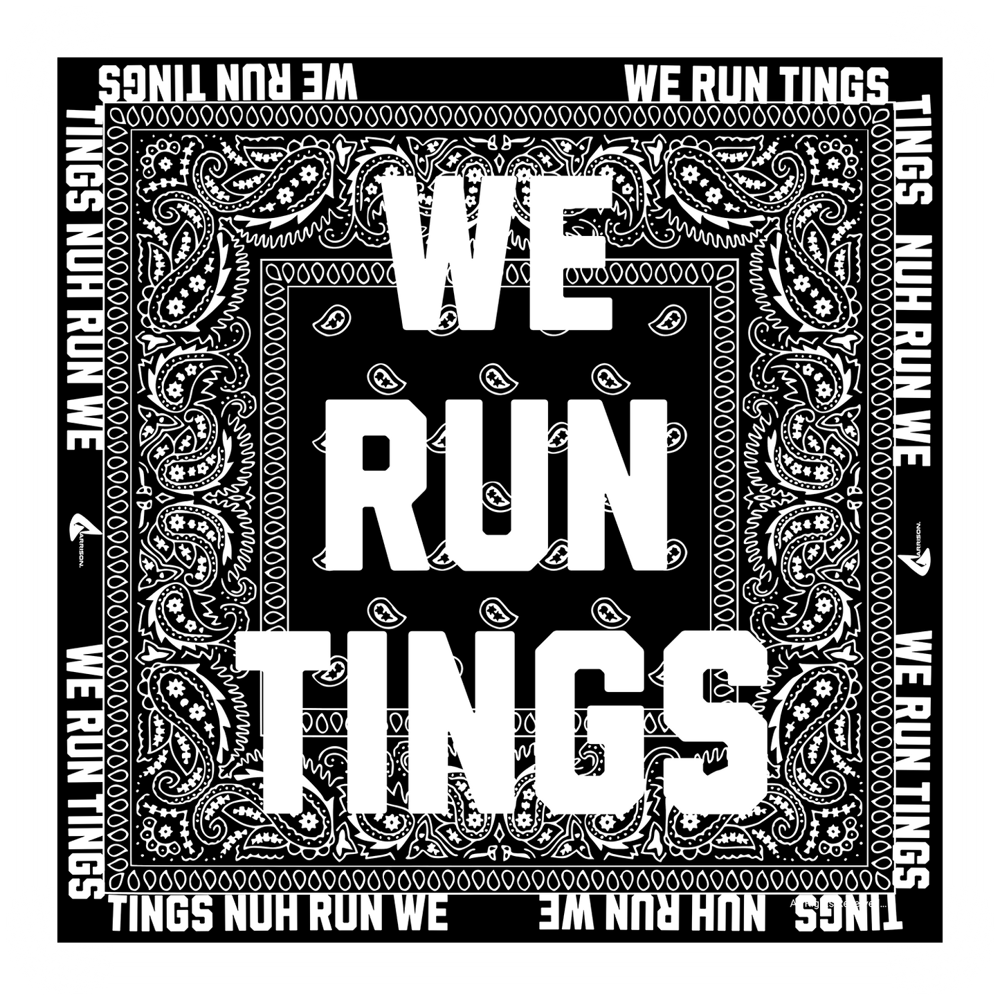 WE RUN TINGS BANDANA